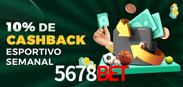 10% de bônus de cashback na 5678bet