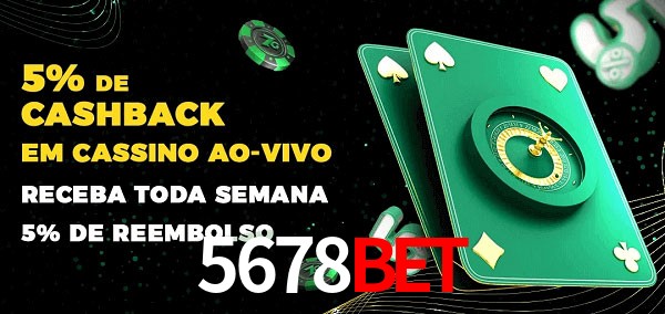 Promoções do cassino ao Vivo 5678bet