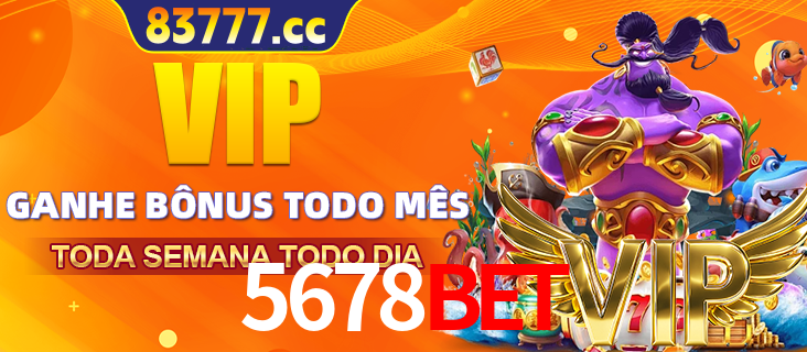 Banner promocional do 5678BET oferecendo 100% de recompensas adicionais contínuas para quem fizer o login diário (Daily sign-in), com um mascote de coelho.